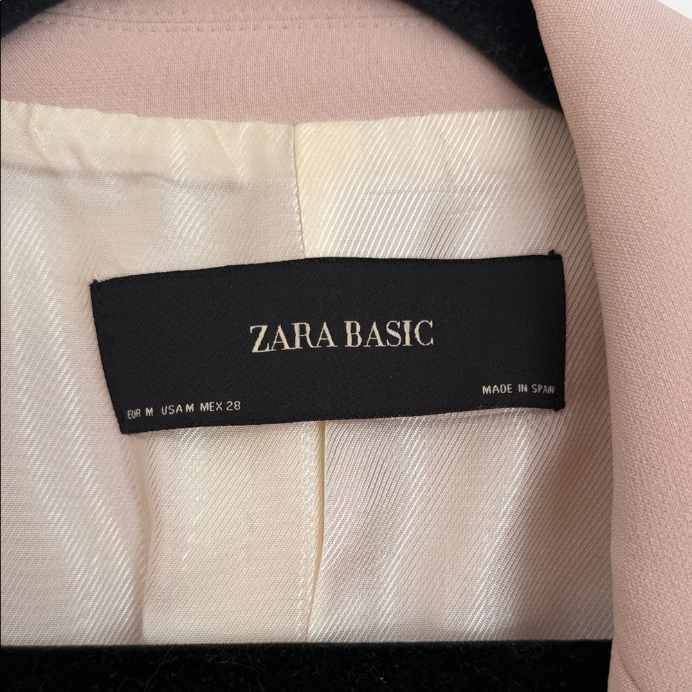 Zara Dusty Rose Blazer Size M - Picture 2 of 5